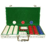 300 7.2g Suited Poker Chips w/ Aluminium Case